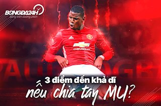 Góc nhìn: 3 điểm đến khả dĩ cho Paul Pogba nếu chia tay MU