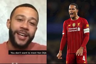 VIDEO: Memphis Depay bắn rap về Van Dijk, mong muốn Van Dijk chơi cho MU