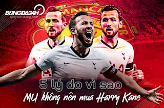 5 lý do vì sao MU không nên chi tiền tấn mua Harry Kane