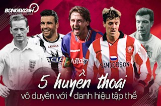 5 huyền thoại bóng đá vô duyên với các danh hiệu tập thể