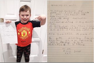 Hồi đáp thư của fan nhí, Rashford được khen đẳng cấp