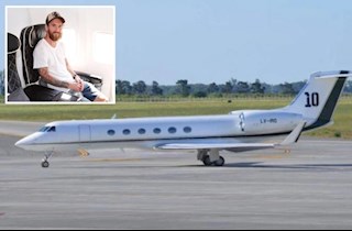 Nóng: Máy bay riêng của Messi gặp sự cố trên đường đi