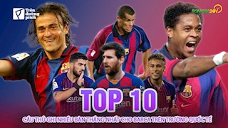 VIDEO: 10 chân sút xuất sắc nhất của Barca trên trường quốc tế: Anh tài hội tụ