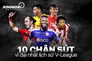 Top 10 chân sút vĩ đại nhất lịch sử V-League