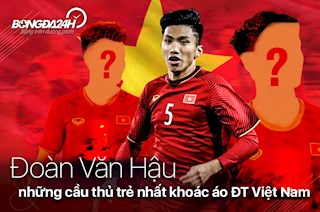Đoàn Văn Hậu và những cầu thủ khoác áo ĐT Việt Nam trẻ nhất trong lịch sử