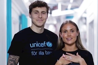 Lindelof gia nhập tổ chức UNICEF