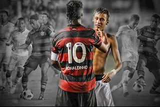 Santos 4-5 Flamengo: Trận chiến giữa cậu học việc Neymar và thần tượng Ronaldinho