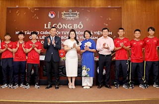 Bóng đá Việt Nam có nhà tài trợ mới giai đoạn 2020-2023