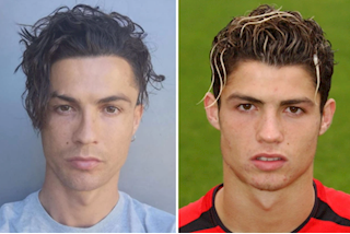 Ronaldo lần đầu khoe quả tóc lãng tử như diễn viên điện ảnh