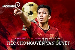 Danh hiệu Quả bóng vàng Việt Nam: Tiếc cho Nguyễn Văn Quyết