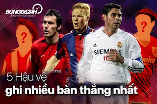5 hậu vệ ghi nhiều bàn thắng nhất mọi thời đại: Carlos, Ramos chưa là gì!