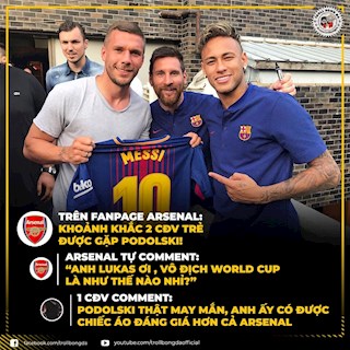 Cà khịa Messi và Neymar, Arsenal bị fan đáp trả cực gắt