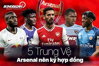 5 trung vệ Arsenal nên tìm cách ký hợp đồng: Ưu tiên trẻ khỏe