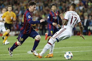 Lại bị nhắc nhở về pha xỏ háng, Jerome Boateng lêng tiếng trả đũa Messi