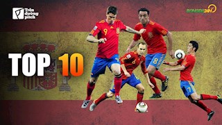 VIDEO: Top 10 cầu thủ ra sân nhiều nhất trong màu áo ĐT Tây Ban Nha: Hàng loạt những huyền thoại