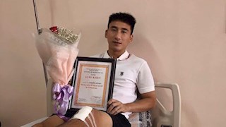 Tin mới nhất về chấn thương của Hải Huy