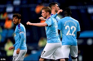 Thống kê Man City 3-0 Arsenal: De Bruyne vẫn vô đối
