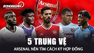 VIDEO: 5 trung vệ Arsenal nên tìm cách ký hợp đồng