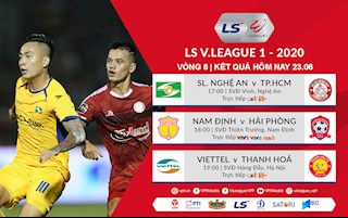 Kết quả bóng đá Việt Nam hôm nay 23/6 Bảng xếp hạng V-League mới nhất
