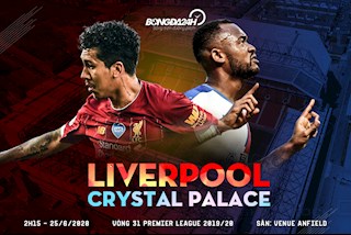 Nhận định Liverpool vs Crystal Palace (2h15 ngày 25/6): Tưởng dễ mà không dễ