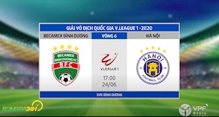 Trực tiếp bóng đá Bình Dương vs Hà Nội link xem Vleague 2020 hôm nay ở đâu ?