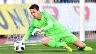 Thủ thành Filip Nguyễn tiếp tục ghi dấu ấn trong màu áo Slovan Liberec