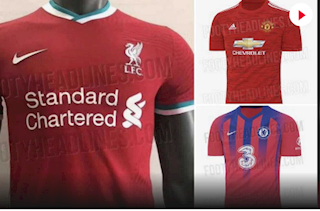 Lộ áo đấu các CLB ở NHA mùa tới: MU và Man City đẹp lung linh
