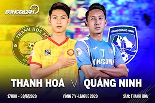 Trực tiếp bóng đá Thanh Hóa vs Quảng Ninh link xem hôm nay ?