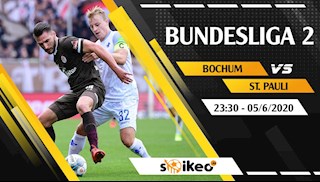 Nhận định bóng đá Bochum vs St.Pauli 23h30 ngày 5/6 (Hạng 2 Đức 2019/20)