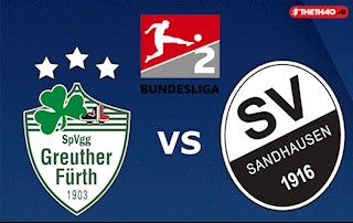 Nhận định bóng đá Greuther Furth vs Sandhausen 23h30 ngày 5/6 (Hạng 2 Đức 2019/20)