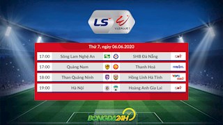 Trực tiếp V.League 2020 hôm nay 6/6 (Link xem VTV5, VTV6)