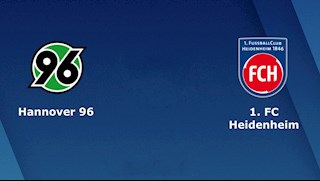 Nhận định bóng đá Hannover vs Heidenheim 18h30 ngày 7/6 (Hạng 2 Đức 2019/20)