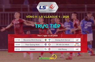 Trực tiếp V.League 2020 hôm nay 11/7 (link xem VTV6, VTC3, BDTV)
