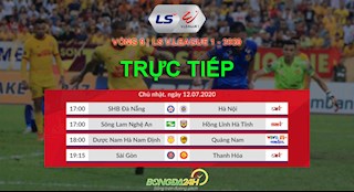 Trực tiếp V.League 2020 hôm nay 12/7/2020 (link xem VTV6, VTV5)