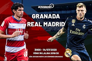 Nhận định bóng đá Granada vs Real Madrid 3h00 ngày 14/7 (La Liga 2019/20)