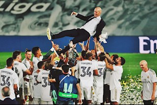 Real Madrid vô địch La Liga: Sự mãn nguyện của Zinedine Zidane