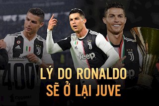 VIDEO: 5 lý do để tin rằng Ronaldo sẽ ở lại Juventus hè này