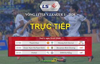 Trực tiếp V.League 2020 hôm nay 23/7 (link xem VTV, VTC, BDTV)