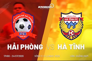 Nhận định bóng đá Hải Phòng vs Hà Tĩnh 17h00 ngày 24/7 (V-League 2020)