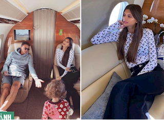 Nemanja Matic đưa cả gia đình đi xả hơi bằng máy bay riêng