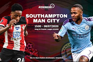 Nhận định bóng đá Southampton vs Man City 1h00 ngày 6/7 (Premier League 2019/20)