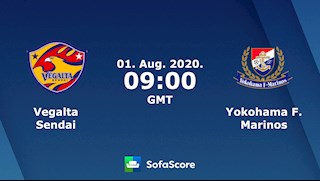 Nhận định bóng đá Vegalta Sendai vs Yokohama Marinos 16h00 ngày 1/8 (VĐQG Nhật Bản 2020)