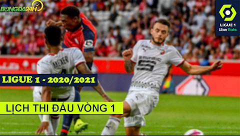 Lịch thi đấu Ligue 1 2020/2021 vòng 1 mới nhất