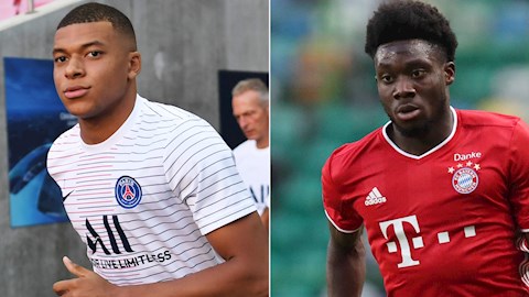 Mbappe và Alphonso Davies, ai sở hữu tốc độ tốt hơn?