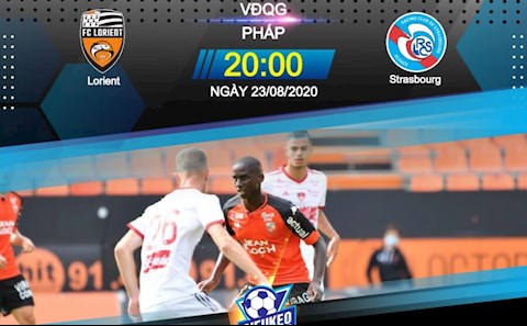 Nhận định bóng đá Lorient vs Strasbourg 20h00 ngày 23/8 (Ligue 1 2020/21)