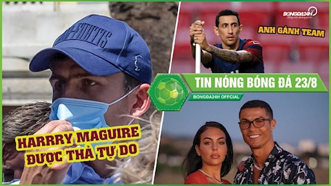 Tin nóng bóng đá 23/8: Ronaldo và bạn gái khóa môi tình cảm; Di Maria tự tin khi được đá CK