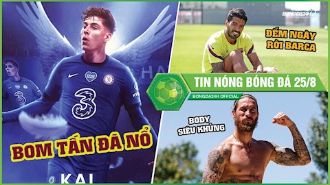 TIN NÓNG BÓNG ĐÁ 25/8: Suarez yêu cầu rời Barca ngay lập tức, Ramos khoe Body khủng ở tuổi 33