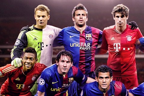 Siêu đội hình từng 2 lần giành cú ăn ba: Tuổi trẻ của Leo Messi