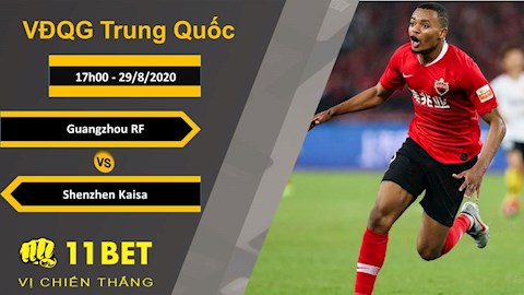 Nhận định bóng đá Guangzhou vs Shenzhen 17h00 ngày 29/8 (VĐQG Trung Quốc 2020)