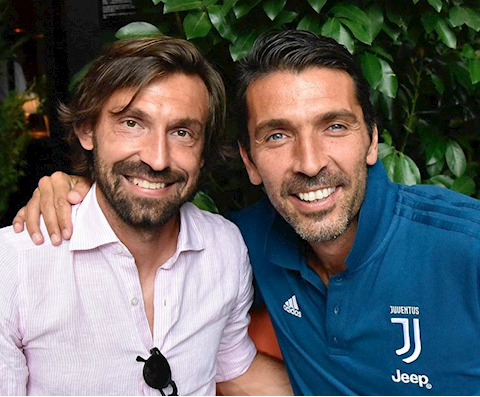 Pirlo làm HLV Juventus, Buffon lập tức đổi cách xưng hô
